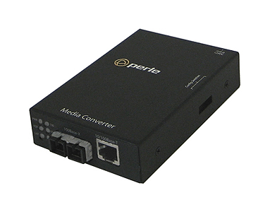 Perle 05050434 S-110-S2SC20 - 10/100 Fast Ethernet Stand-Alone Media and Rate Converter 10/100Base-TX (RJ-45) [100 m/328 ft.] to by PERLE