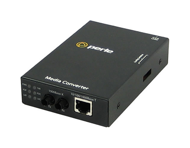 05050714 S-1110-M2ST05 - 10/100/1000 Gigabit Ethernet Stand-Alone Media and Rate Converter. 10/100/1000BASE-T (RJ-45) [100 m/328 by PERLE