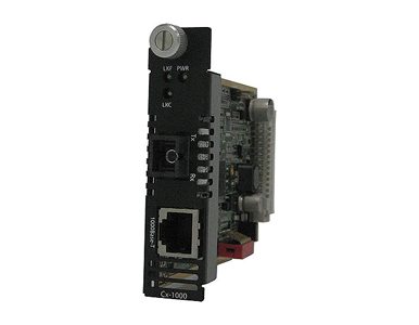 05051070 C-1000-S1SC10U - Gigabit Ethernet Media Converter Module. 1000BASE-T (RJ-45) [100 m/328 ft.] to 1000BASEBX 1310nm TX / by PERLE