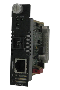 Perle 05052810 CM-1000-S1SC20U - Gigabit Ethernet Media Converter Managed Module. 1000BASE-T (RJ-45) [100 m/328 ft.] to 1000BASE by PERLE