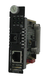 Perle 05052940 CM-1110-S1SC20D - 10/100/1000 Gigabit Ethernet Media and Rate Converter Managed Module. 10/100/1000BASE-T (RJ-45) by PERLE