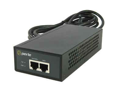 Perle 05059984 - PINJ30 PoE Power Injector. One port 10/100/1000Base-T , 30 watts, IEEE 802.3at compliant. PoE+ and PoE compatib by PERLE