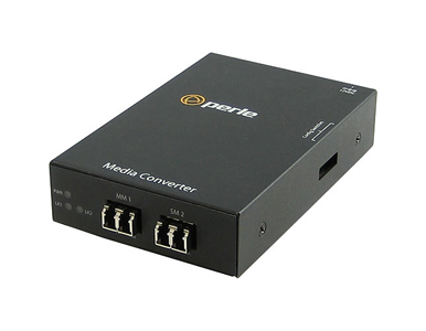 Perle 05060114 S-100MM-S2LC80 - Fast Ethernet Fiber to Fiber Stand-Alone Media Converter 100BASE-FX 1310nm multimode (LC) [2 km/ by PERLE