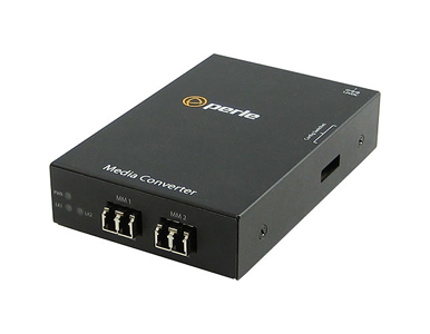 Perle 05060204 S-1000MM-M2LC05 - Gigabit Ethernet Fiber to Fiber Stand-Alone Media Converter. 1000BASESX 850nm multimode (LC) [5 by PERLE