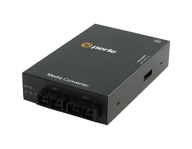 05060474 S-1000MM-M2SC2 - Gigabit Ethernet Fiber to Fiber Stand-Alone Media Converter. 1000BASESX 850nm multimode (SC) [550 m/18 by PERLE
