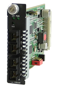 Perle 05061090 C-100MM-S2SC80 - Fast Ethernet Fiber to Fiber Media Converter Module 100BASE-FX 1310nm multimode (SC) [2 km/1.2 m by PERLE