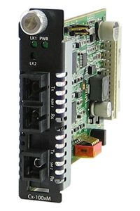 Perle 05061180 C-100MM-S1SC40D - Fast Ethernet Fiber to Fiber Media Converter Module 100BASE-FX 1310nm multimode (SC) [2 km/1.2 by PERLE