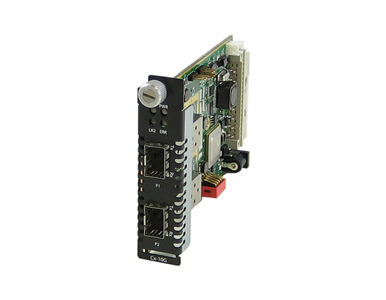 05061620 - C-10GR-STS - 10 Gigabit Media and Rate Converter Module with dual SFP+ slots (empty) by PERLE