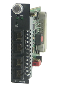 Perle 05062000 CM-100MM-M2SC2 - Fast Ethernet Fiber to Fiber Media Converter Managed Module 100BASE-FX 1310nm multimode (SC) [2 by PERLE