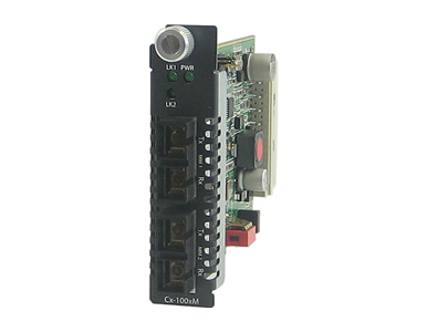 Perle 05062470 CM-1000MM-M2SC2 - Gigabit Ethernet Fiber to Fiber Media Converter Managed Module. 1000BASESX 850nm multimode (SC) by PERLE