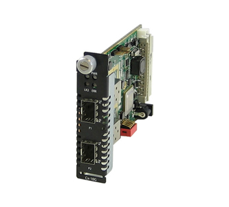 Perle 05062620 CM-10G-STS - Managed 10 Gigabit Media and Rate Converter Module with dual SFP+ slots (empty). by PERLE