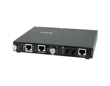 05070704 SMI-1110-S2ST70 - 10/100/1000 Gigabit Ethernet IP Managed Standalone Media and Rate Converter. 10/100/1000BASE-T (RJ-45 by PERLE