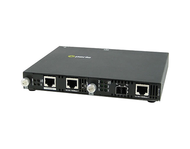 05070744 SMI-1110-S2LC120 - 10/100/1000 Gigabit Ethernet IP Managed Standalone Media and Rate Converter. 10/100/1000BASE-T (RJ-4 by PERLE