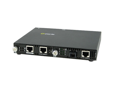 05070824 SMI-1110-S1SC20D - 10/100/1000 Gigabit Ethernet IP Managed Standalone Media and Rate Converter. 10/100/1000BASE-T (RJ-4 by PERLE