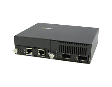 05071184 SMI-10G-XTXH - 10 Gigabit Ethernet IP-Managed Stand-Alone Media Converter with dual XFP slots (empty). Support Power Le by PERLE