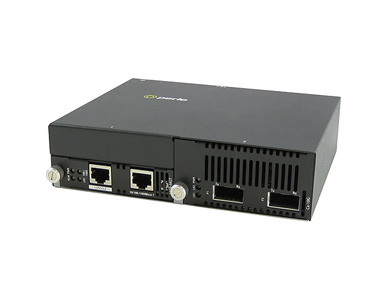 Perle 05071184 SMI-10G-XTXH - 10 Gigabit Ethernet IP-Managed Stand-Alone Media Converter with dual XFP slots (empty). Support Po by PERLE
