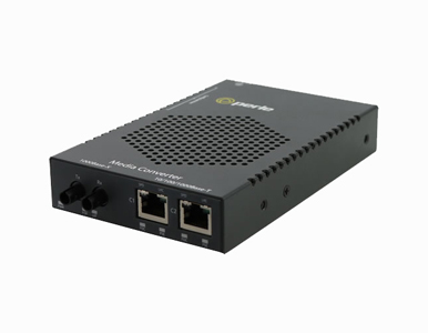 Perle 05079290 - S-1110DHP-ST05-XT - Gigabit Industrial Temperature Media and Rate Converter with Type 4 High-Power PoE PSE by PERLE