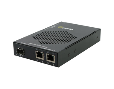 Perle 05079330 S-1110DHP-SFP-XT - Gigabit Industrial Temperature Media and Rate Converter with Type 4 High-Power PoE PSE (up to by PERLE