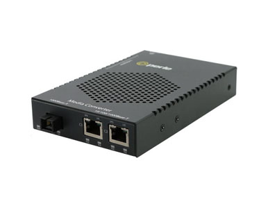 05079794 S-1110DHP-SC05D - 10/100/1000 Gigabit Ethernet Media and Rate Converter with Type 4 High-Power PoE PSE by PERLE