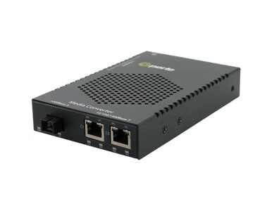 Perle 05079814 S-1110DHP-SC10D - Gigabit Media and Rate Converter with Type 4 High-Power PoE PSE (up to 100W/port) by PERLE