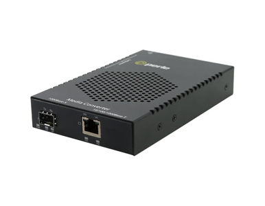 Perle 05079900 S-1110HP-SFP-XT - Gigabit Industrial Temperature Media and Rate Converter with Type 4 High-Power PoE PSE (up to 1 by PERLE