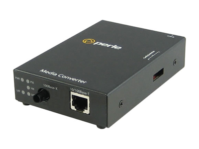 05080284 S-110P-S1ST20U - 10/100 Fast Ethernet Stand-Alone Media and Rate Converter with PoE Power Sourcing. 10/100Base-TX (RJ-4 by PERLE