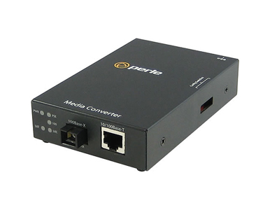 05090350 S-110PP-S1SC20D-XT - 10/100 Fast Ethernet Stand-Alone Industrial Temperature Media Rate Converter with PoE+ ( PoEP ) Po by PERLE