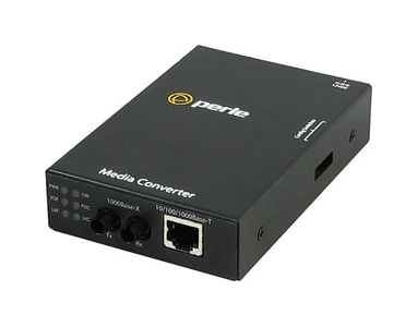 05090680 S-1110-M2ST05-XT - 10/100/1000 Gigabit Ethernet Stand-Alone Industrial Temperature Media Rate Converter. 10/100/1000BAS by PERLE