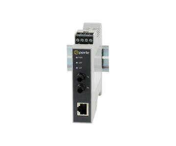 05091650 - SR-1110-ST05 - 10/100/1000 Industrial Media and Rate Converter: 10/100/1000BASE-T (RJ-45) [100 m/328 ft] to 1000BASE- by PERLE