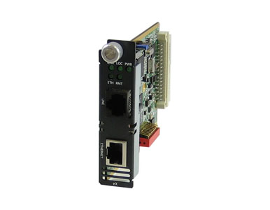 06003590 eX-1C1110-RJ - Gigabit Ethernet Extender Module - 1 port 10/100/1000Base-T (RJ-45) . RJ45 Interlink ( VDSL2 ) connector by PERLE
