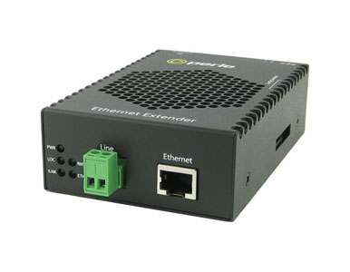 06003640 eX-1S110-TB-XT - Fast Ethernet Industrial Temperature Ethernet Extender - 1 port 10/100Base-TX (RJ-45) . 2-pin Terminal by PERLE