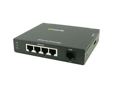 Perle 06003684 eX-4S110-RJ - Fast Ethernet Stand-Alone Ethernet Extender - 4 port 10/100Base-TX (RJ-45) . RJ45 Interlink ( VDSL2 by PERLE