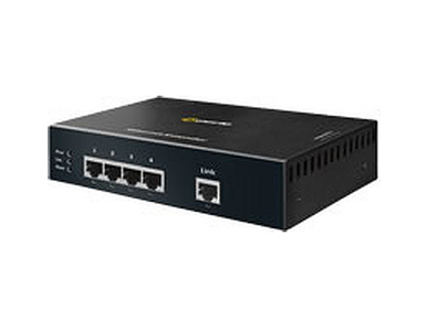06003714 eX-4S1110-RJ - Gigabit Stand-Alone Ethernet Extender - 4 port 10/100/1000Base-T (RJ-45) . RJ45 Interlink ( VDSL2 ) conn by PERLE
