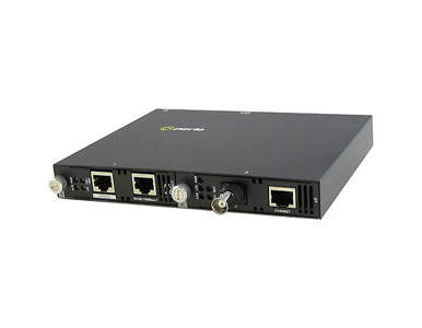 06004114 eX-1SM110-BNC - Fast Ethernet IP-Managed Stand-Alone Ethernet Extender - 1 port 10/100Base-TX (RJ-45) . BNC ( Coax ) In by PERLE