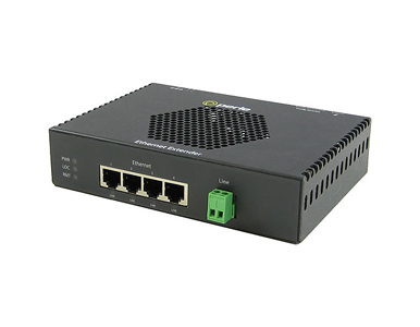 06004484 eXP-4S110L-TB - Fast Ethernet Stand-Alone PoE Ethernet Extender - 4 port 10/100Base-TX (RJ-45) . Terminal Block Interli by PERLE
