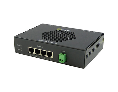 Perle 06004930 eXP-4S1110PE-TB-XT - Gigabit Ethernet Stand-Alone Industrial Temperature PoE+ Ethernet Extender - 4 port 10/100/1 by PERLE