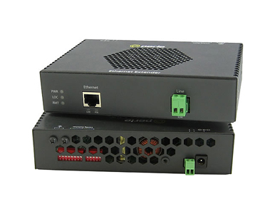 06004994 Gigabit Ethernet PoE Ethernet Extender Kit with 1 x eXP-1S1110L-TB PoE ethernet extender and 1 x eXP-1S1110E-TB PoE eth by PERLE