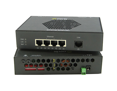 Perle 06005064 Fast Ethernet PoE Ethernet Extender Kit - *Discontinued* -with 1 x eXP-4S110L-RJ PoE ethernet extender and 1 x eX by PERLE