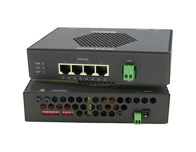 Perle 06005084 Fast Ethernet PoE Ethernet Extender Kit - *Discontinued* - with 1 x eXP-4S110L-TB PoE ethernet extender and 1 x e by PERLE