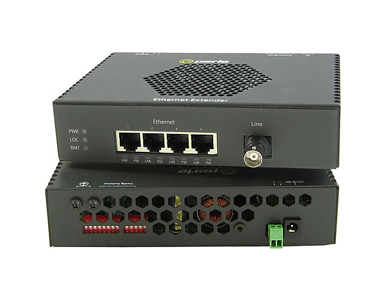 Perle 06005104 Gigabit Ethernet PoE Ethernet Extender Kit - *Discontinued* -with 1 x eXP-4S1110L-BNC PoE ethernet extender and 1 by PERLE