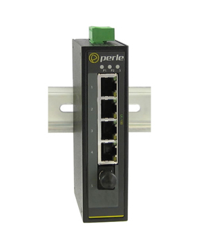 07009810 IDS-105F-M1ST2D - Industrial Ethernet Switch -  4 x 10/100Base-TX RJ-45 ports and 1 x 100Base-BX, 1550nm TX / 1310nm RX by PERLE