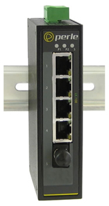 07009830 IDS-105F-S1ST20D - Industrial Ethernet Switch -  4 x 10/100Base-TX RJ-45 ports and 1 x 100Base-BX, 1550nm TX / 1310nm R by PERLE