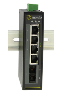 07010030 IDS-105F-S2SC20 - Industrial Ethernet Switch -  4 x 10/100Base-TX RJ-45 ports and 1 x 100Base-LX, 1310nm single mode po by PERLE
