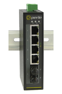 07010060 IDS-105F-S2ST40 - Industrial Ethernet Switch -  4 x 10/100Base-TX RJ-45 ports and 1 x 100Base-LX, 1310nm single mode po by PERLE