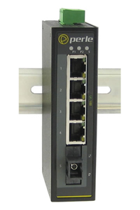 07010110 IDS-105F-M1SC2U - Industrial Ethernet Switch -  4 x 10/100Base-TX RJ-45 ports and 1 x 100Base-BX, 1310nm TX / 1550nm RX by PERLE