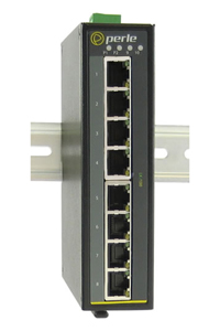 07010320 IDS-108F-M2SC2 - Industrial Ethernet Switch -  8 x 10/100Base-TX RJ-45 ports and 1 x 100Base-FX, 1310nm multimode port by PERLE