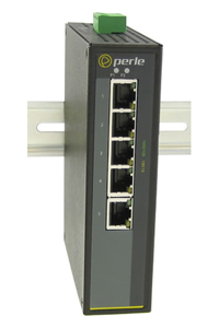 07010810 IDS-105G - Industrial Ethernet Switch -  5 x 10/100/1000Base-T RJ-45 ports. 0 to 60C operating temperature. by PERLE