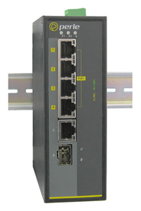07011680 IDS-105GPP-SFP - Industrial Ethernet Switch with Power Over Ethernet-  5 x 10/100/1000Base-T RJ-45 ports, 4 of which ar by PERLE
