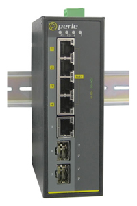 07011960 IDS-105GPP-DSFP-XT - Industrial Ethernet Switch with Power Over Ethernet-  5 x 10/100/1000Base-T RJ-45 ports, 4 of whic by PERLE