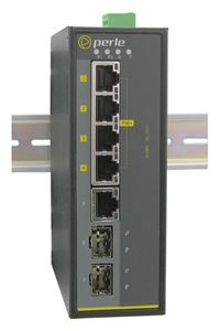 Perle 07011960 IDS-105GPP-DSFP-XT - *Discontinued* - Industrial Ethernet Switch with Power Over Ethernet-  5 x 10/100/1000Base-T by PERLE
